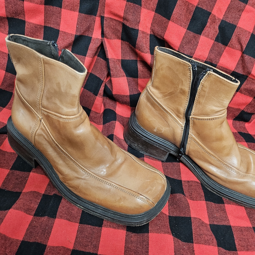 Aldo Camel Genuine Leather Suede Boots